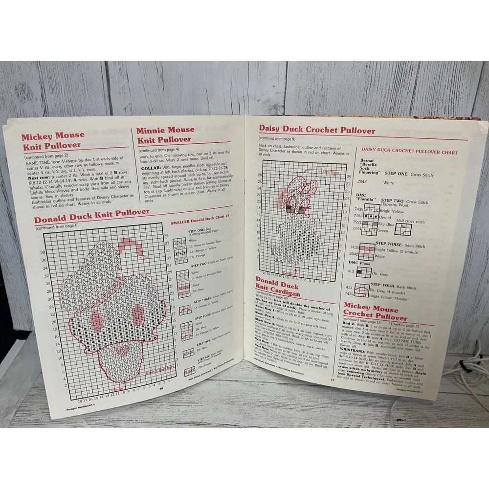 Walt‎ Disney Knit & Crochet Paragon NeedleCraft